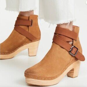 FREE PEOPLE Bungalow Suede Clog Boots EU40 - New in Box